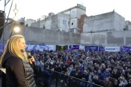 Karina Milei reapareció en público: "Vinimos para que no roben más"
