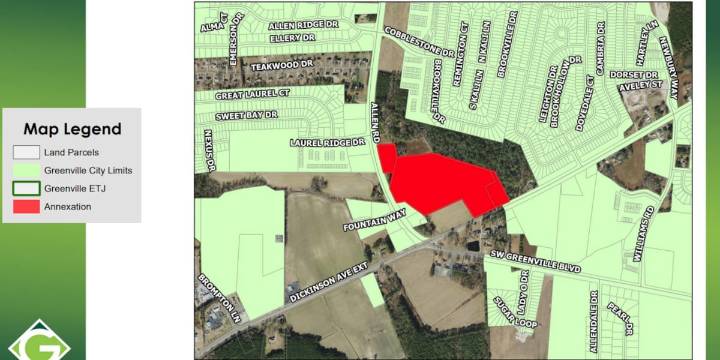 Greenville City Council vote 5-1 on rezoning and annexation request, multi