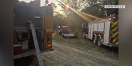 Crews respond to wildfire in Burnham over the weekend