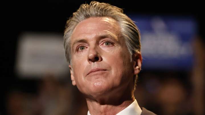 Gavin Newsom's Face Transformation Is Wild & Side By Side Pics Prove It