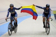 Ciclismo colombiano obtiene oro y plata en velocidad (f) de Asunción