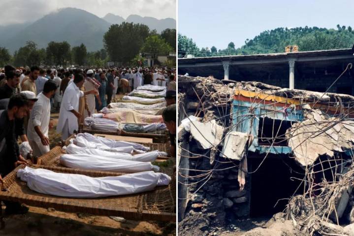 220 killed in Pakistan floods, more bodies pulled from landslides