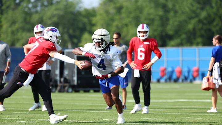 Bills RB James Cook practices Tuesday