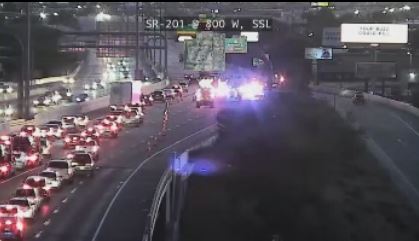 Traffic Alert: Several lanes closed on SR-201 following motorcycle crash