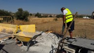 Nuevos imbornales en el Camino de Jayena de Alhendín para evitar inundaciones
