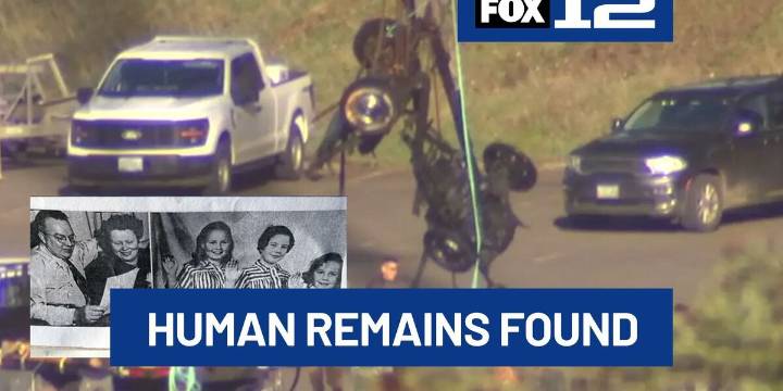 Human remains found in car connected to 1958 Portland cold case, diver says