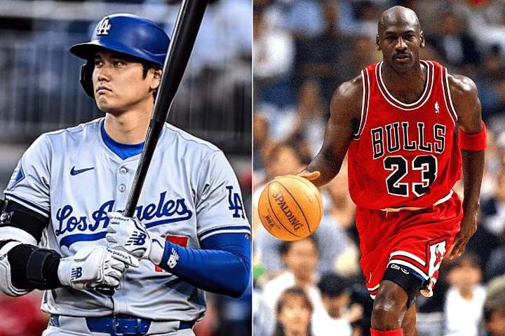 Comparan a Shohei Ohtani con Michael Jordan y aseguran que el japonés es "más impresionante"