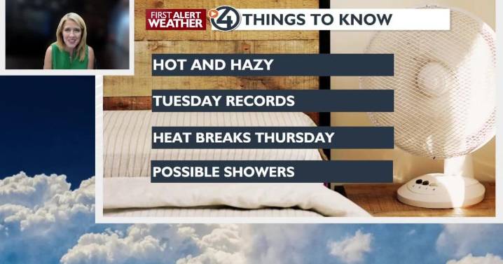 🌡️🥵Heat Advisory: More unseasonably hot weather for Tuesday, but cooler weather is in the forecast