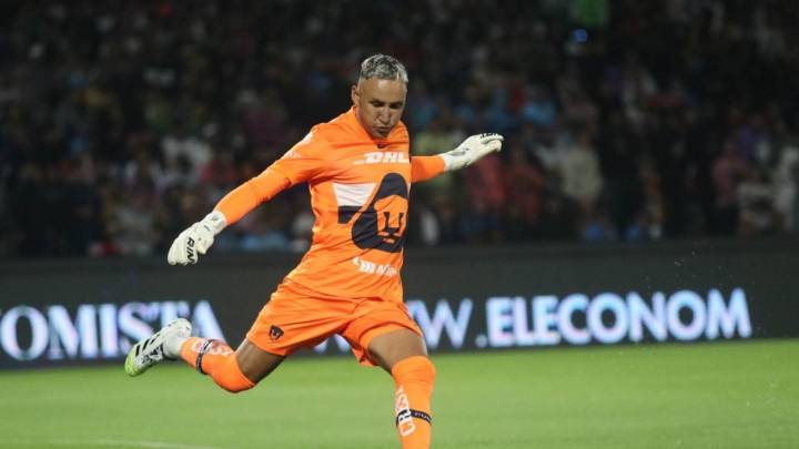 Keylor Navas se presenta con Pumas en CU con un empate 1