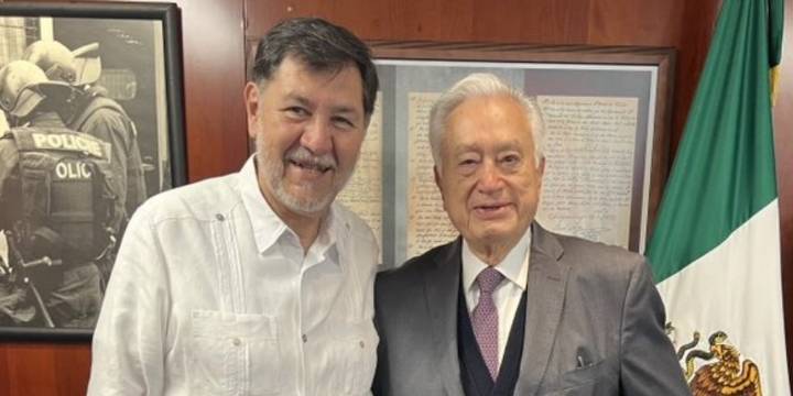 Fernández Noroña se reúne con Manuel Bartlett en el Senado: “Mi amigo”