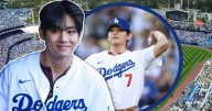 V de BTS protagniza lanzamiento de primera bola de los Dodgers en MLB