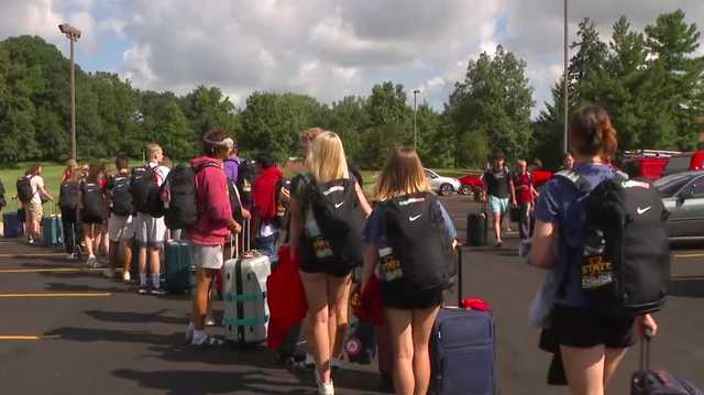Cyclone Marching Band leaves Ames for Dublin on Wednesday