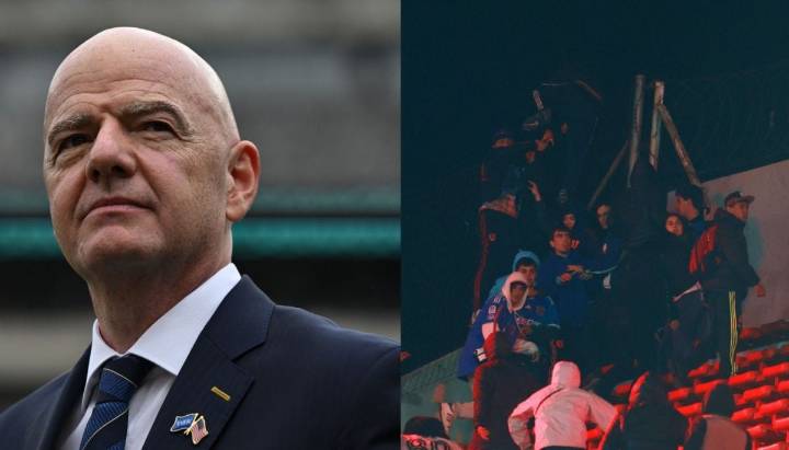 Presidente de la FIFA pide "sanciones ejemplificadoras" tras los graves incidentes en partido de la U