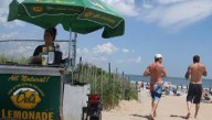 What's the water temperature at RI beaches? Pretty warm (for RI)