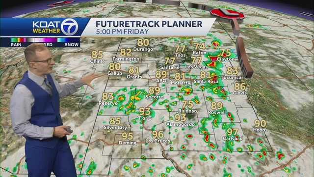 New Mexico forecast: More storms with slight chance for Zozobra