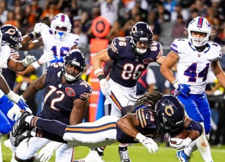 Humilla Chicago a Buffalo en pretemporada de NFL