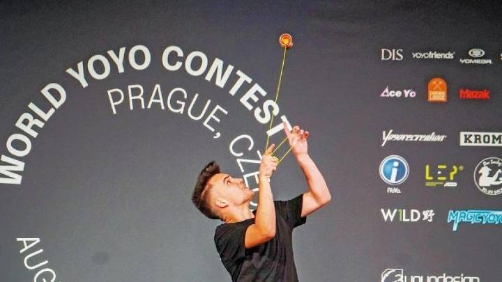 Las virguerías de Héctor Fidalgo con el yoyó triunfan en europa