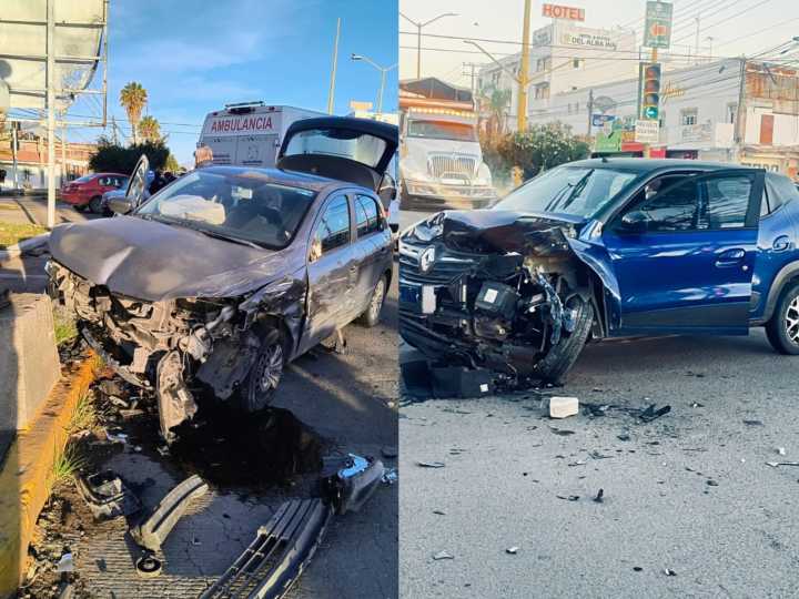 Semaforazo deja 1 herido en Ruiz Cortines