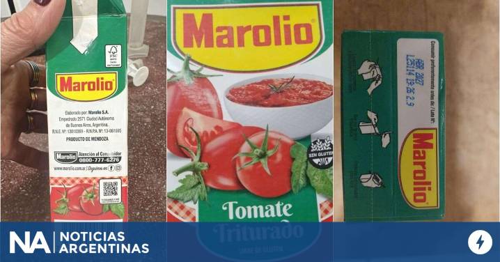 Tomate Marolio con gusanos: cuál es el lote afectado y cómo reconocer el envase para no consumirlo