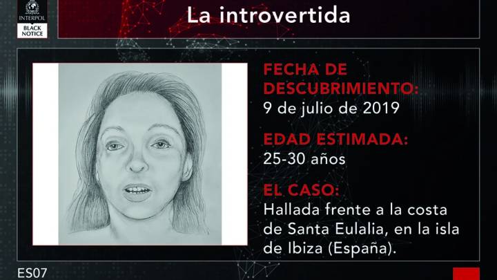 La Interpol pide ayuda para identificar a una mujer que fue hallada muerta en Ibiza