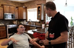 He crushes Spartan races in his wheelchair and loves East Idaho News. We surprised him for Feel Good Friday.