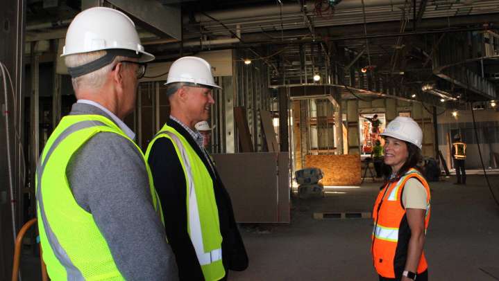 Superintendent touts schools being built with grants