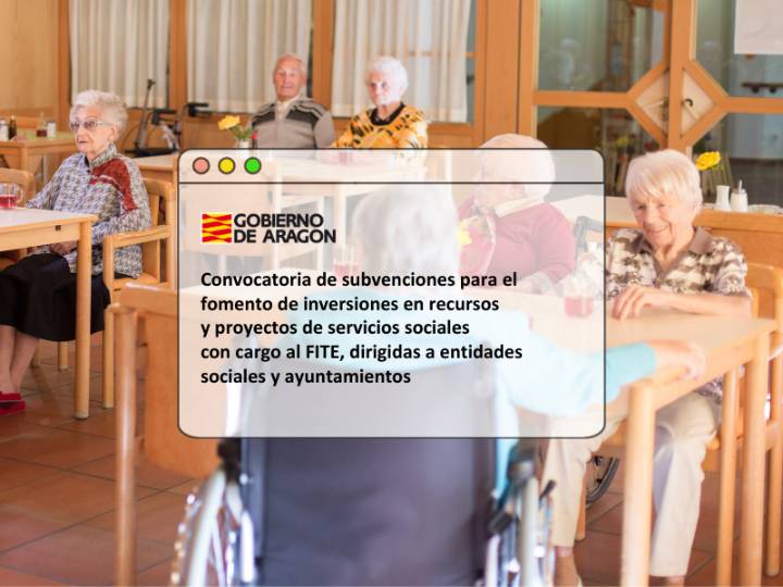 2 millones de euros del FITE a inversiones en servicios sociales en la provincia de Teruel