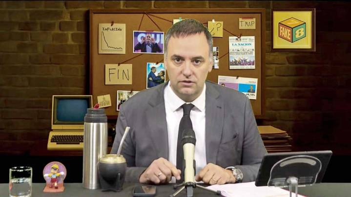 Manuel Adorni titubeó al intentar justificar el fake sobre Axel Kicillof