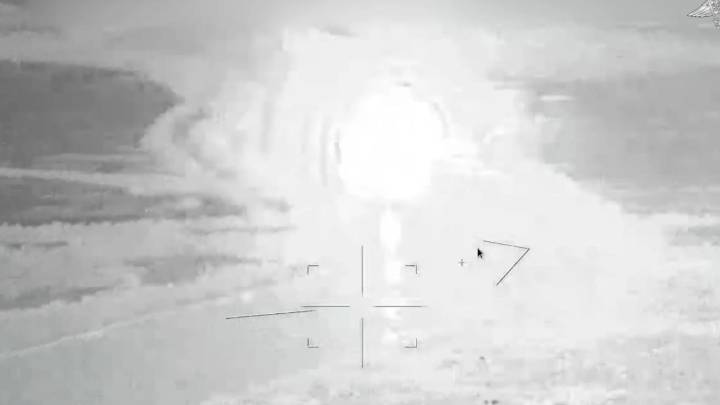 Horror moment Russia sinks warship in direct drone hit before Ukraine gets revenge and bombs Vlad's boat to stop attack