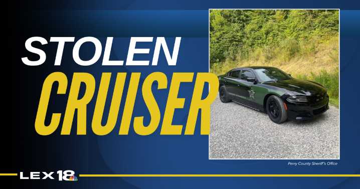 Police searching for suspect after stealing Perry County Sheriff's cruiser