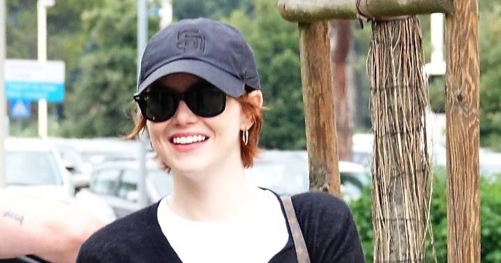 Emma Stone and Husband Dave McCary Bring New York Couples Style to Italy