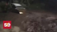 Inundación en San Isidro, Tenango del Valle, deja a familias atrapadas y sin auxilio oficial