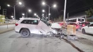 Destroza su Cherokee contra puente de la Tecnológico y Juan Escutia