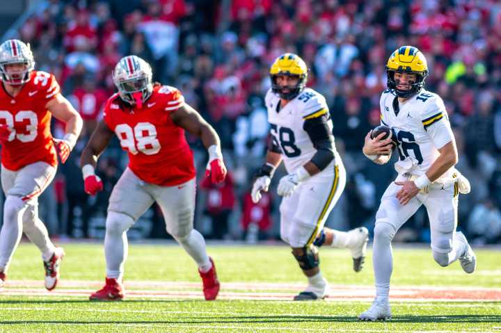 Michigan’s offensive line position battles continue as season approaches