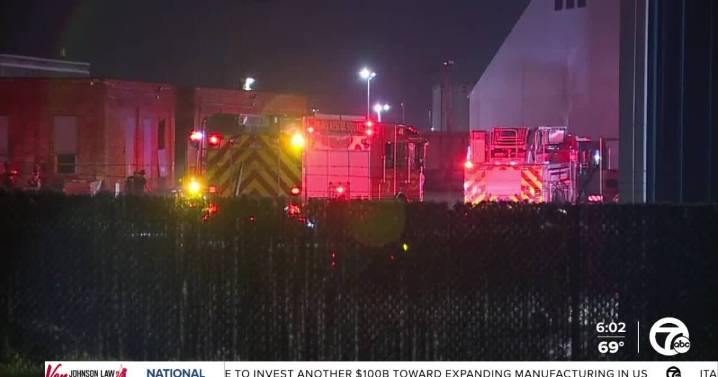 Fire breaks out at historic Detroit Salt Company overnight