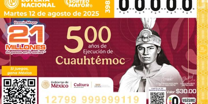Sorteo Mayor 3982: conoce los resultados de la Lotería Nacional de este martes 12 de agosto