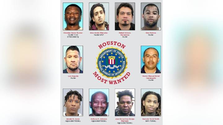 FBI releases first-ever Houston Most Wanted fugitives list