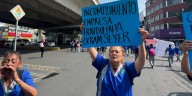 Manifestación de personal de intendencia bloquea Circuito Interior