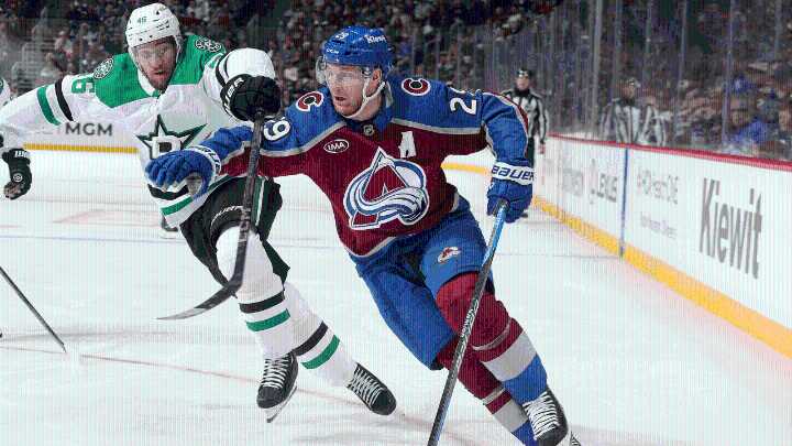 NHL EDGE stats leaders for Colorado Avalanche