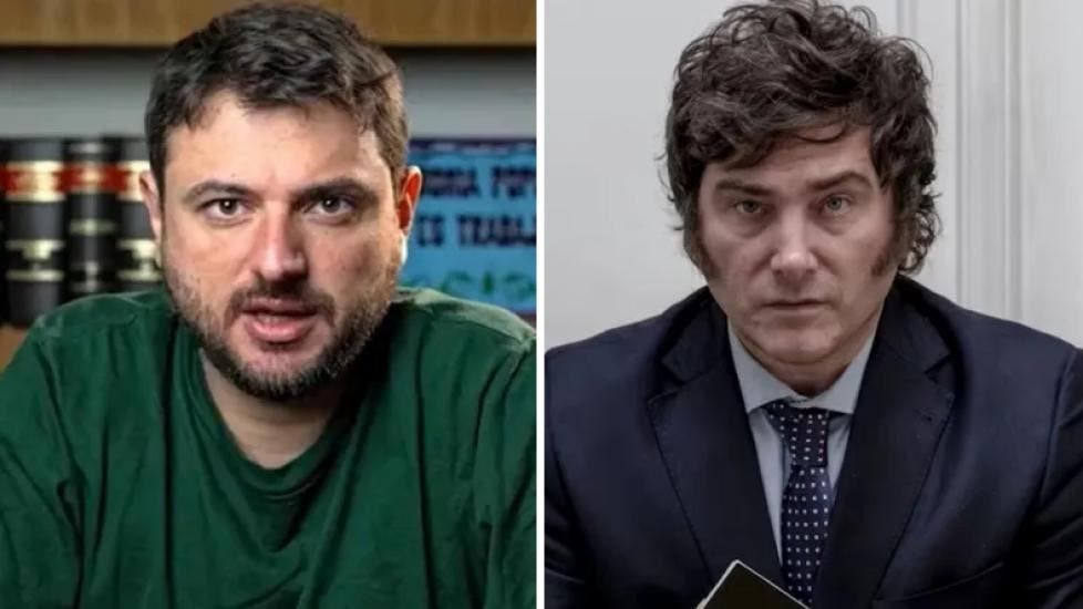 Juan Grabois acusó de cobarde a Javier Milei: "Corriste cagado y dejaste tirado a tu compinche"