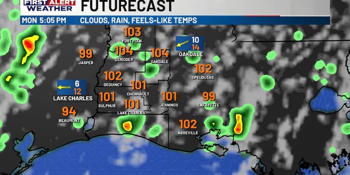 FIRST ALERT FORECAST: A warm start to the week, scattered storms return by Tuesday