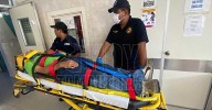 Hombre cae de escalera y sufre lesiones graves en Nuevo Laredo