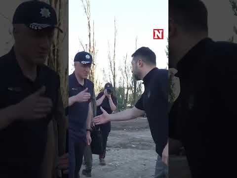 Zelenskyy Visits The Scene Of Russia's Latest Missile Strike On Ukraine