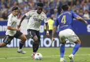 La Liga denuncia los gritos racistas en el Tartiere en el partido contra el Real Madrid