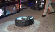 Loose tire crashes into windshield on California freeway, killing driver