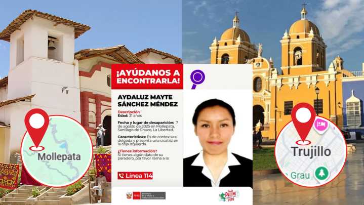La Libertad: Censista reportada como desaparecida en Santiago de Chuco apareció con vida en Trujillo