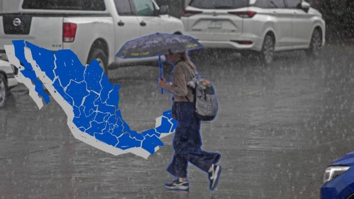 Fuertes lluvias azotarán a TODOS estos estados del miércoles 20 al viernes 22 de agosto