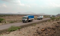 Trucks carrying UN food aid to Sudan's famine-hit Darfur region destroyed by drone attack