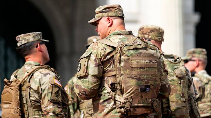 Some troops now carrying weapons in DC: Pentagon