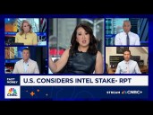 'Fast Money' traders react to the Trump admin possibly taking a stake in Intel